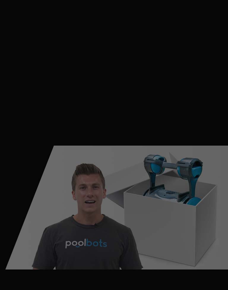 Poolbots pool expert unboxing a certified open box Dolphin robotic pool cleaner