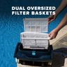Blue Helix Dual Oversized Filter Baskets