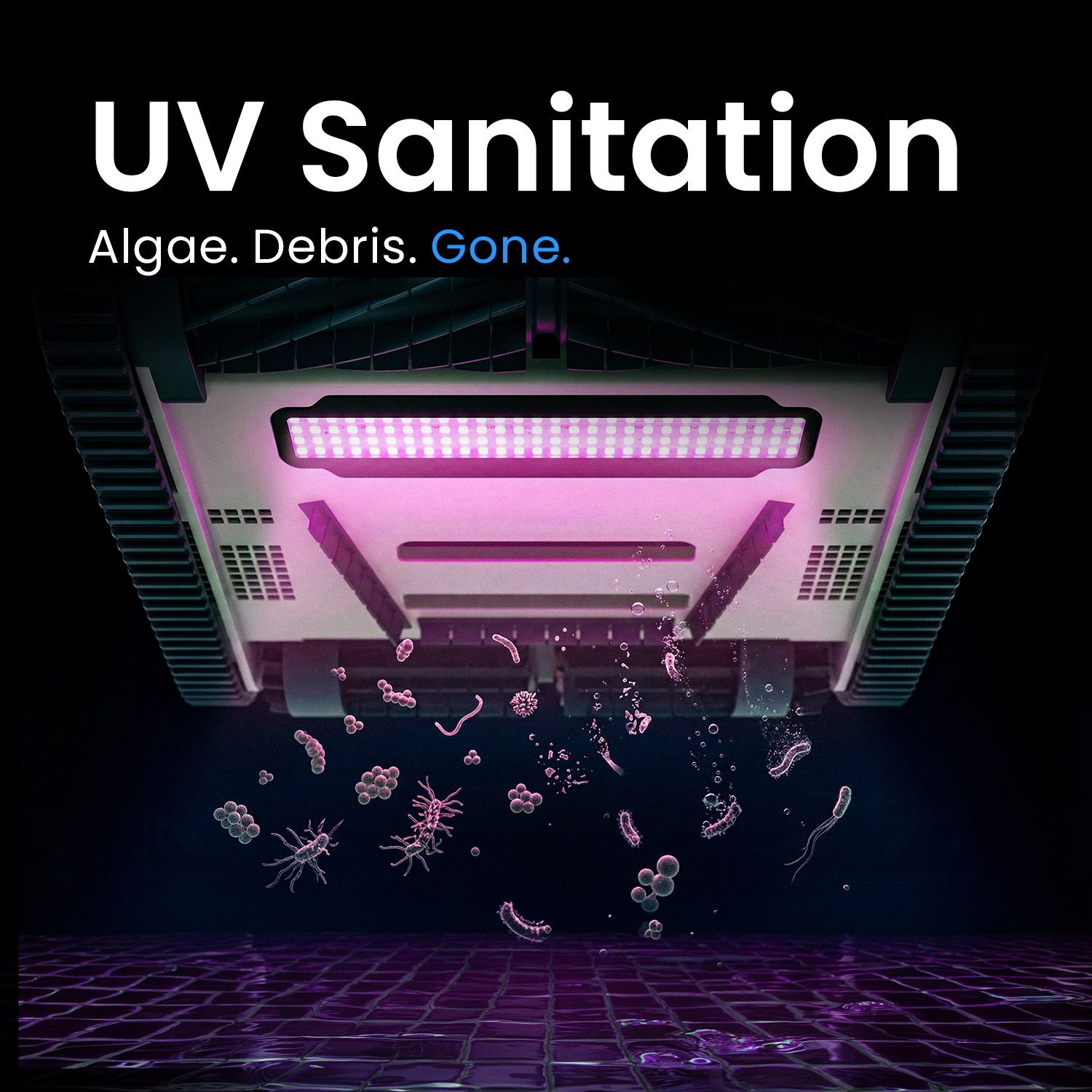 Clear UV Built-in UV-C Disinfection