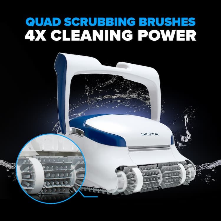 Dolphin Sigma Quad Scrubbing Brushes