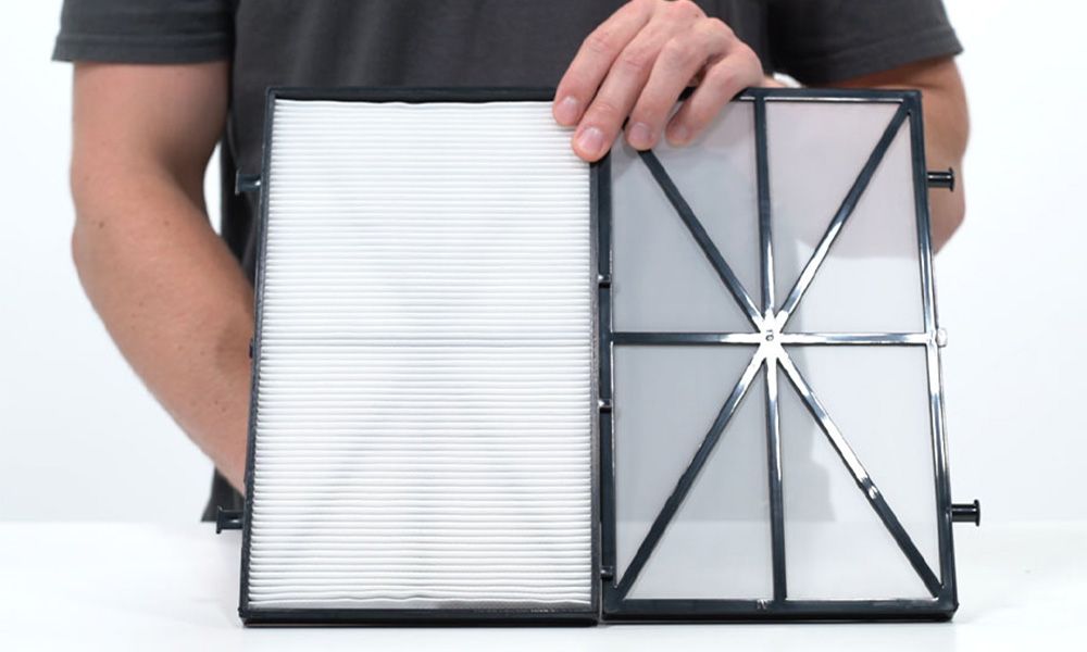 NanoFilters (left) vs Standard Filter (right)